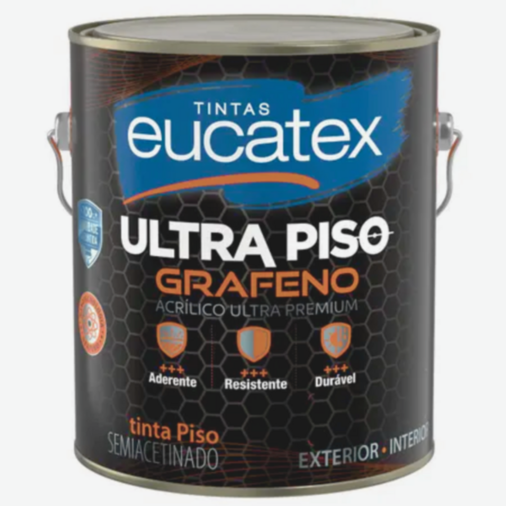 Tinta para Piso Eucatex Super Piso 3,6L Cinza – Alta Resistência e Proteção para Áreas Internas e Externas