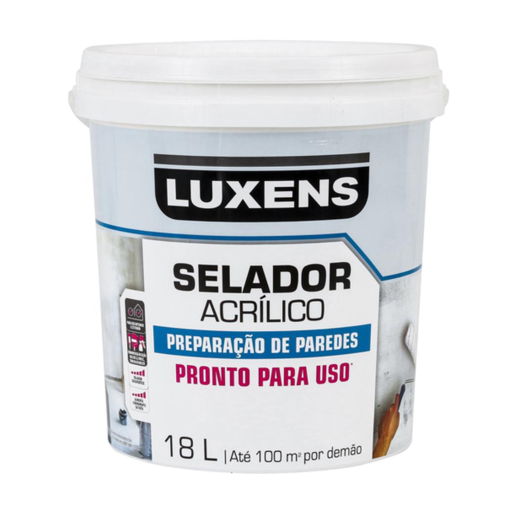 Selador Acrílico Luxens 18L – Economia e Proteção para Sua Obra