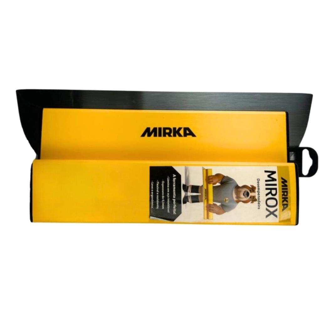 Desempenadeira de Aço Mirox 35cm Mirka – Nivelamento Profissional e Alta Produtividade