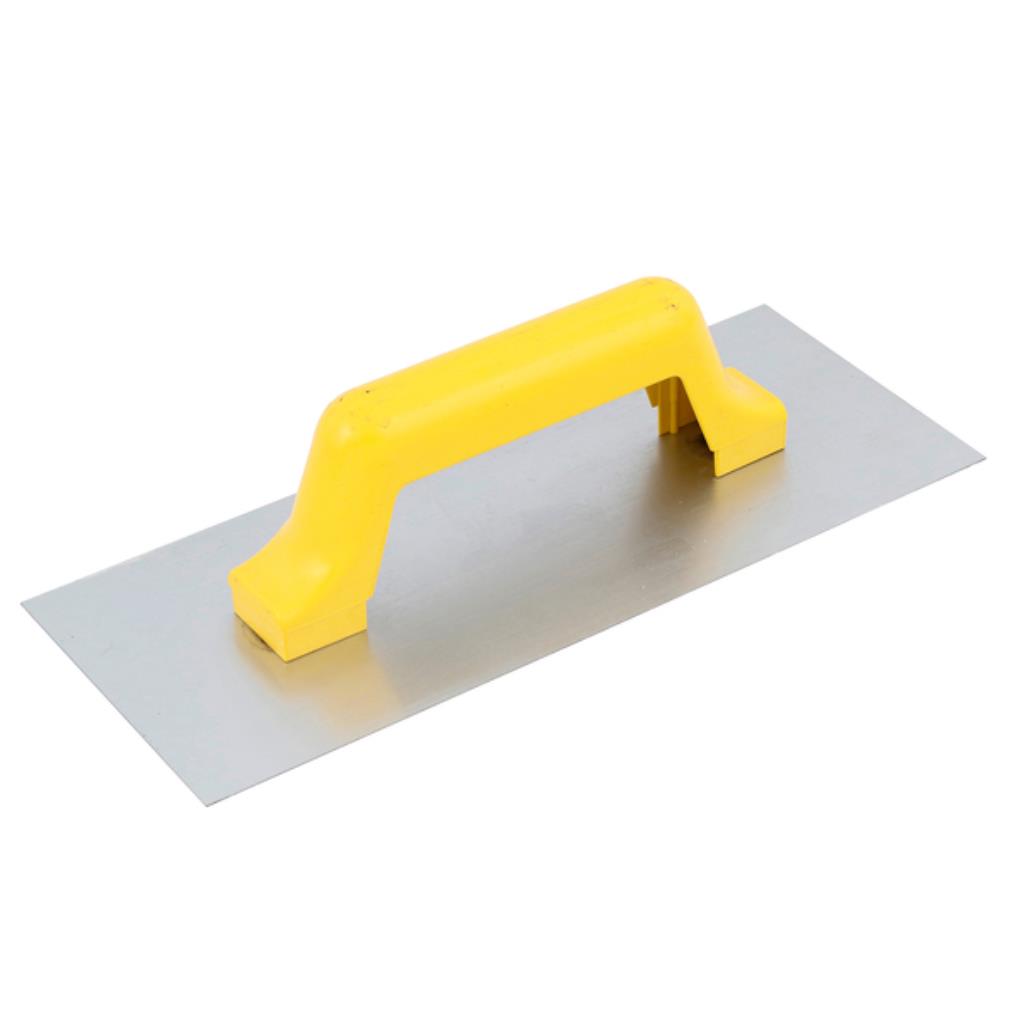 Desempenadeira de Aço Lisa 12x30cm Momfort – Precisão e Deslizamento Perfeito para o Acabamento da sua Obra