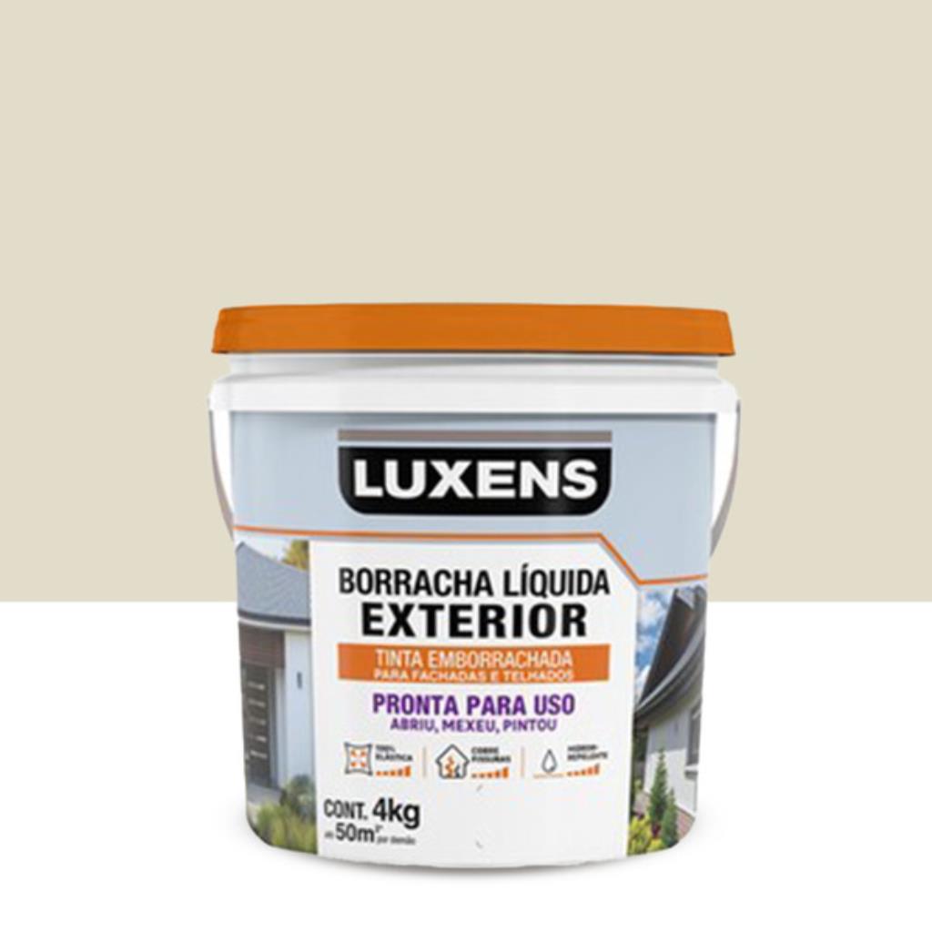 Tinta Emborrachada Fosco Externo Luxens Algodão Egípcio 4Kg – Proteção Elástica Contra Fissuras