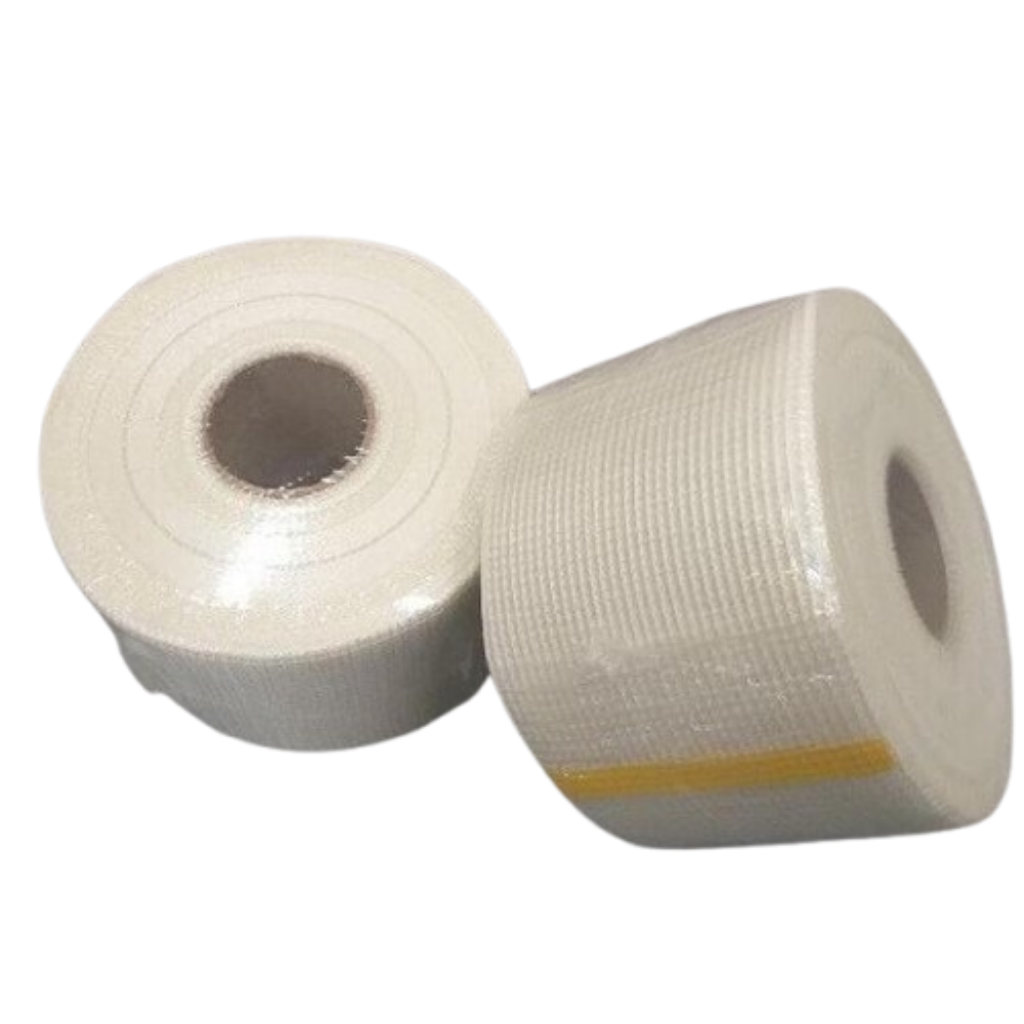 Fita Autoadesiva Telada Fibra de Vidro 100mm x 45m – Reforço para Trincas e Juntas Largas