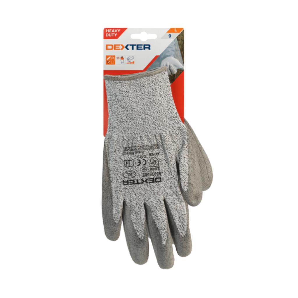 Luva Nylon Antiestática Dexter Grande (G) – Proteção Mecânica e Eletrônica com CA