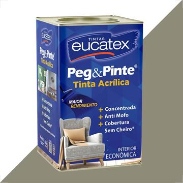 Tinta Acrílica Eucatex Peg & Pinte Interior Luar do Sertão 18L – Economia e Rendimento para Áreas Internas