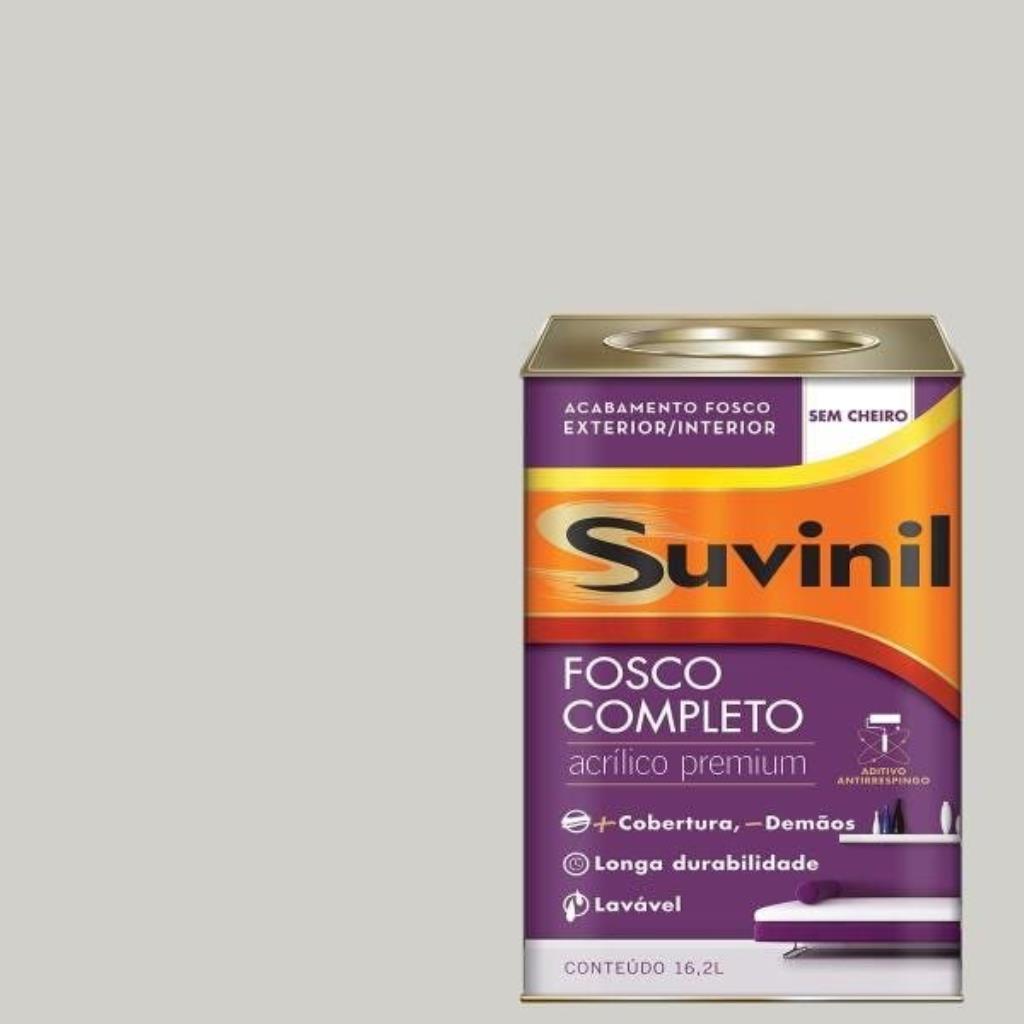 Tinta Acrílica Suvinil Fosco Completo 18L Crômio – A Cor Favorita dos Arquitetos em Alta Performance para Grandes Áreas