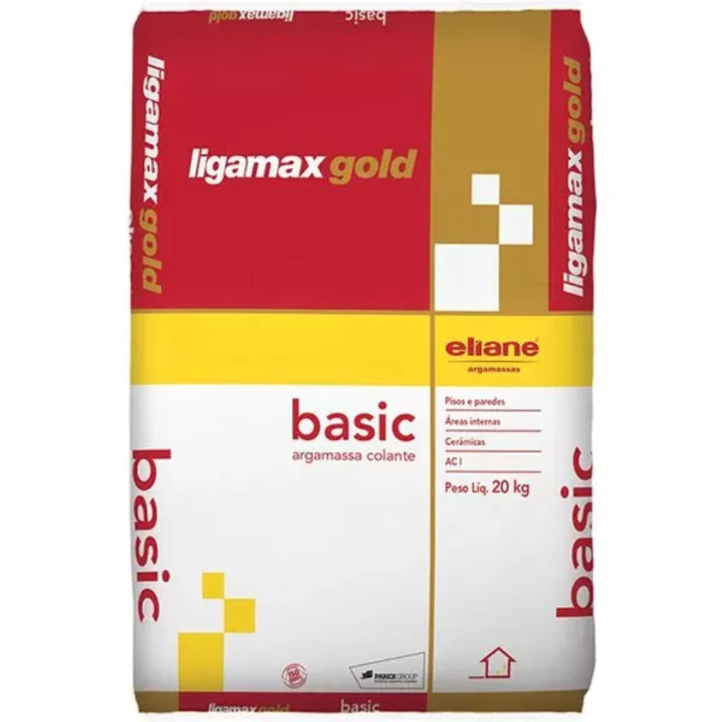 Argamassa ACI Gold Basic 20kg Ligamax – A Eficiência e Confiança para o seu Revestimento Interno