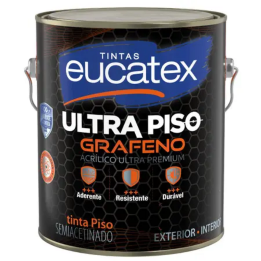 Tinta para Piso Eucatex Ultra Piso Grafeno 3,6L Branco – Máxima Resistência e Tecnologia Avançada