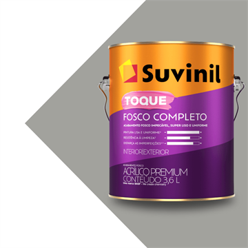 Tinta Acrílica Suvinil Fosco Completo 3,6L Elefante – O Toque Premium que Disfarça Imperfeições e Transforma Ambientes