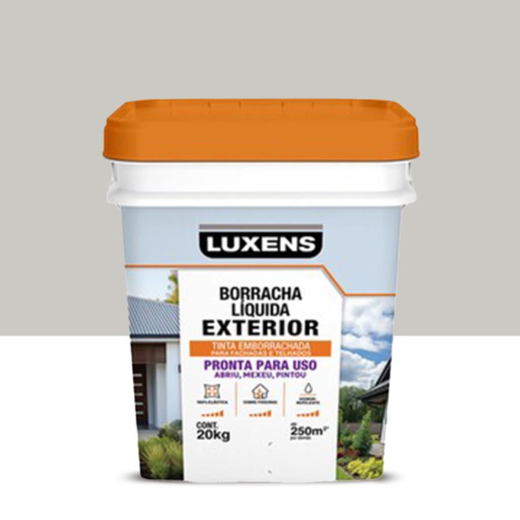 Tinta Emborrachada Fosco Externo Luxens Crômio 20Kg – Proteção Elástica Contra Fissuras