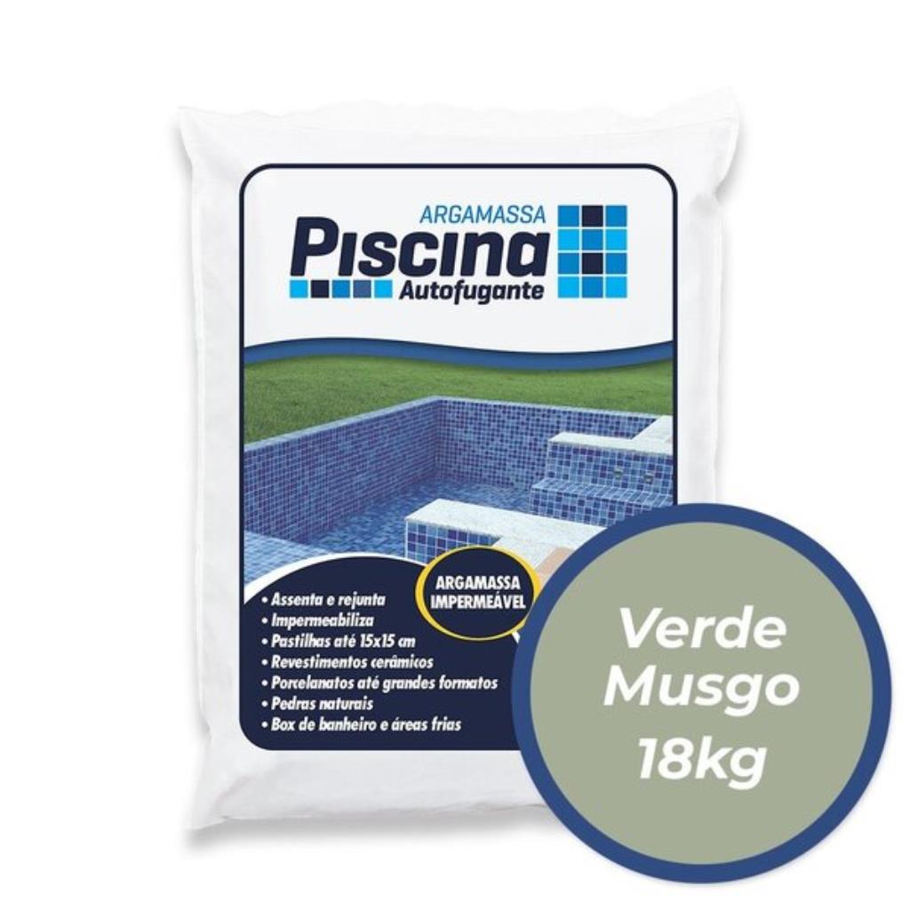 Argamassa Piscina Autofugante Impermeável 18kg Selamix Verde Musgo – A Solução 3 em 1 para uma Piscina Impecável e Blindada