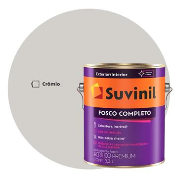Tinta Acrílica Toque Premium Fosco Completo Interno e Externo Cromio 3,6L Suvinil