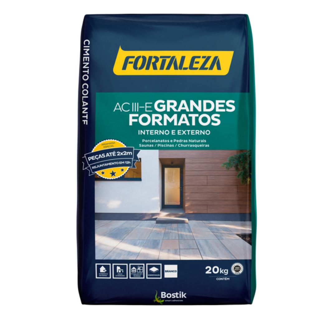 Argamassa ACIII 20kg Fortaleza Branca – A Força Suprema e a Perfeição Estética para Revestimentos de Luxo
