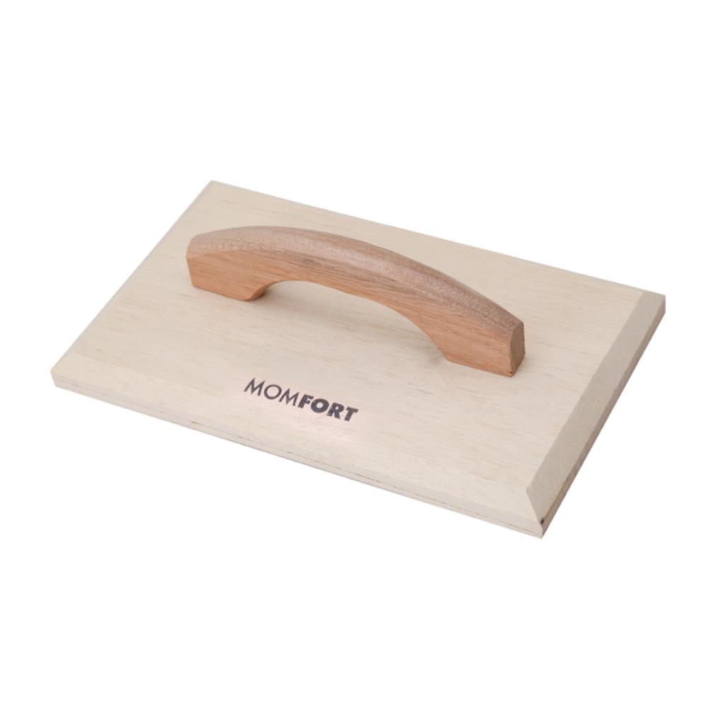 Desempenadeira de Madeira 16x27cm Momfort – Nivelamento de Reboco e Argamassa