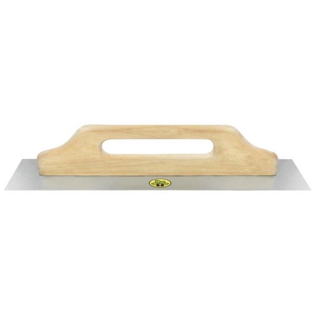 Desempenadeira Metálica para Drywall 12x48cm Tramontina – Base Lisa e Cabo de Madeira