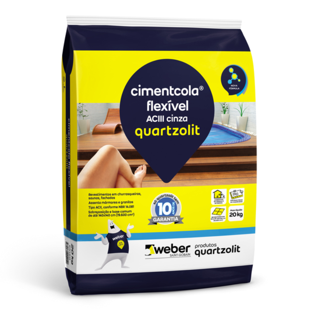 Argamassa ACIII 20kg Quartzolit – A Blindagem Definitiva para o seu Porcelanato de Luxo e Grandes Formatos