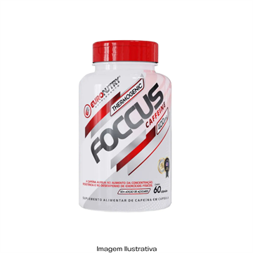 Cafeína Foccus Euronutry - 60 caps