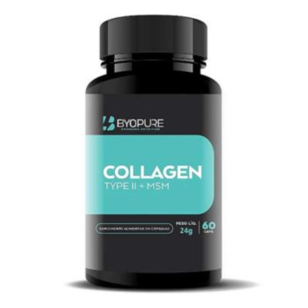 Collagen Type II + MSM Byopure - 60 caps