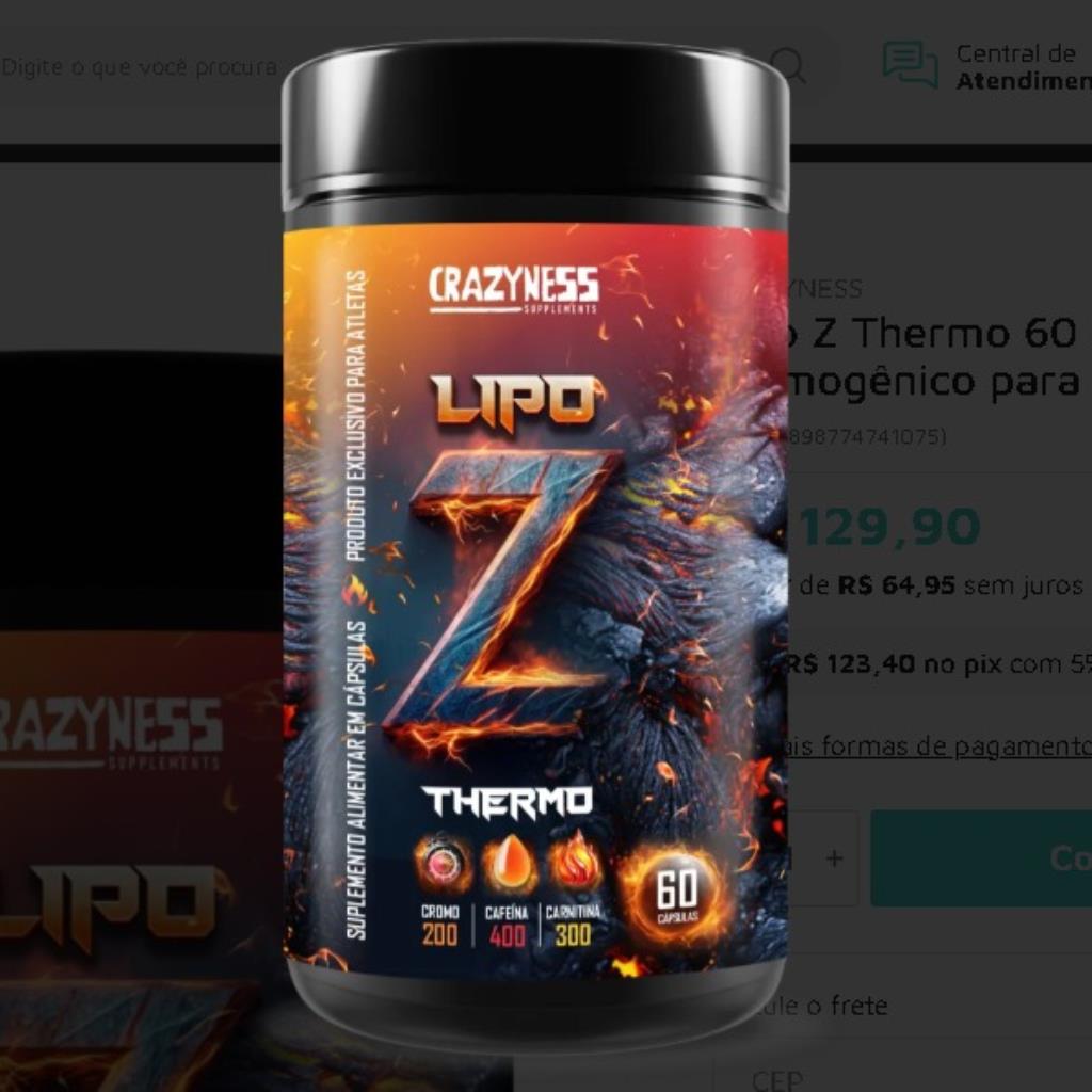Lipo Z Thermo Crazyness - 60 caps