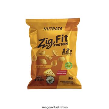 Salgado Proteíco Zig Fit (Dois Queijos) Nutrata - 40g