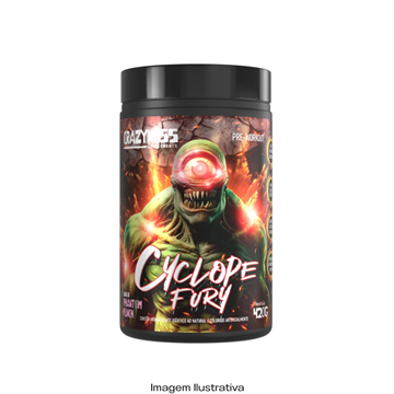 Cyclope Fury Pré Treino (Phantom Punch - Limonada Rosa) Crazyness - 420g