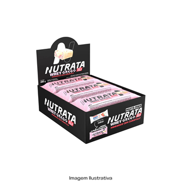Barra Proteíca (Morango c/ Chantilly) Nutrata - 40g