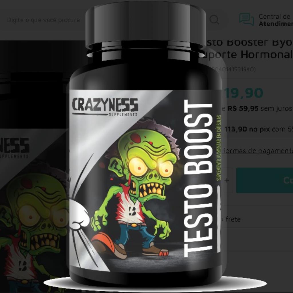 Testo Boost Crazyness - 120 caps