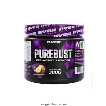 Purebust Pré Treino (Morango) Nyer - 300g