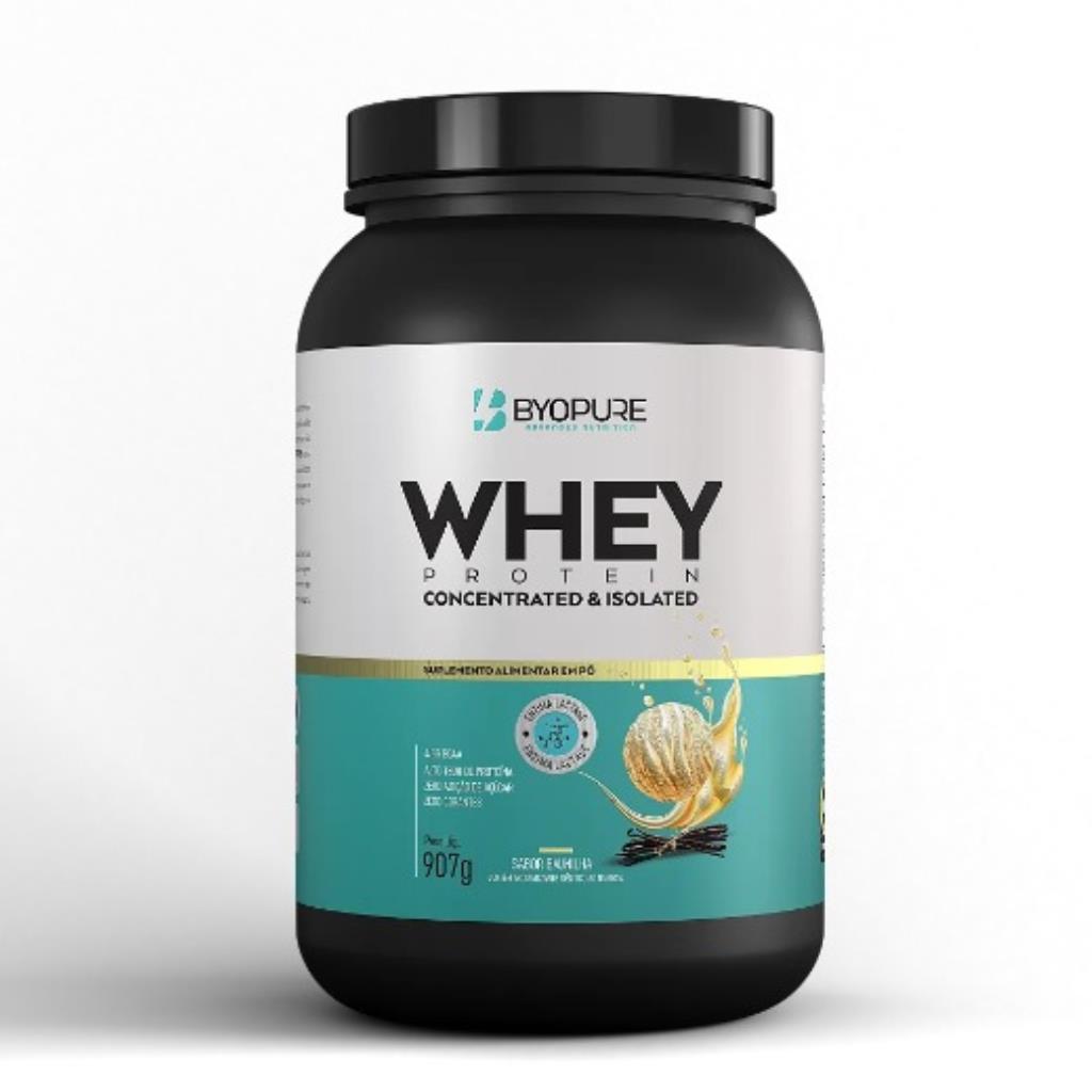 Whey Concentrated & Isolated (Chocolate Branco) Byopure - 907g