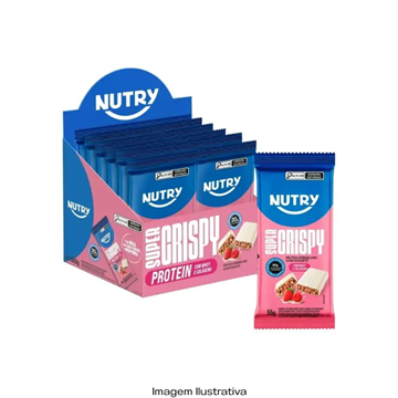 Barra de Proteína Super Crispy (Frutas Vermelhas c/ Yogurte) Nutry - 55g