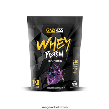 Sachê Whey Protein 100% Premium (Açaí) Crazyness - 40g
