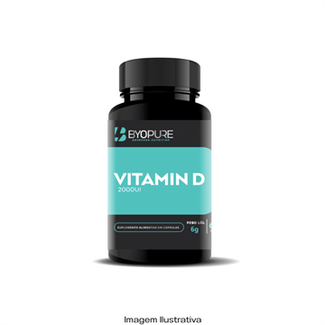 Vitamin D 2000UI Byopure - 60caps