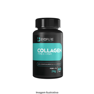 Collagen Type II + MSM Byopure - 60 caps