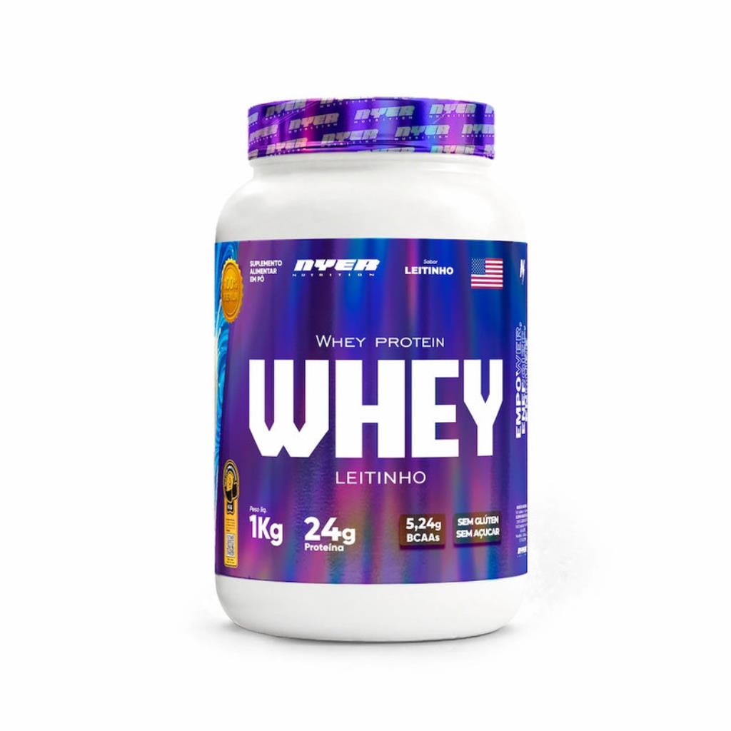 WHEY PROTEIN NYER POTE 1KG SABOR MILKINHO NYER NUTRITION