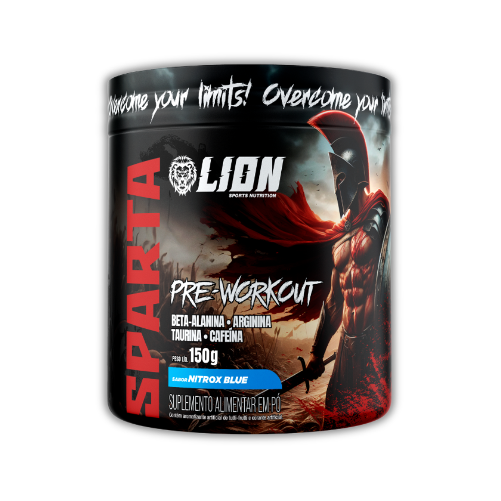 SPARTA PRE WORKOUT 150G SABOR NITROX BLUE LION SPORTS NUTRITION