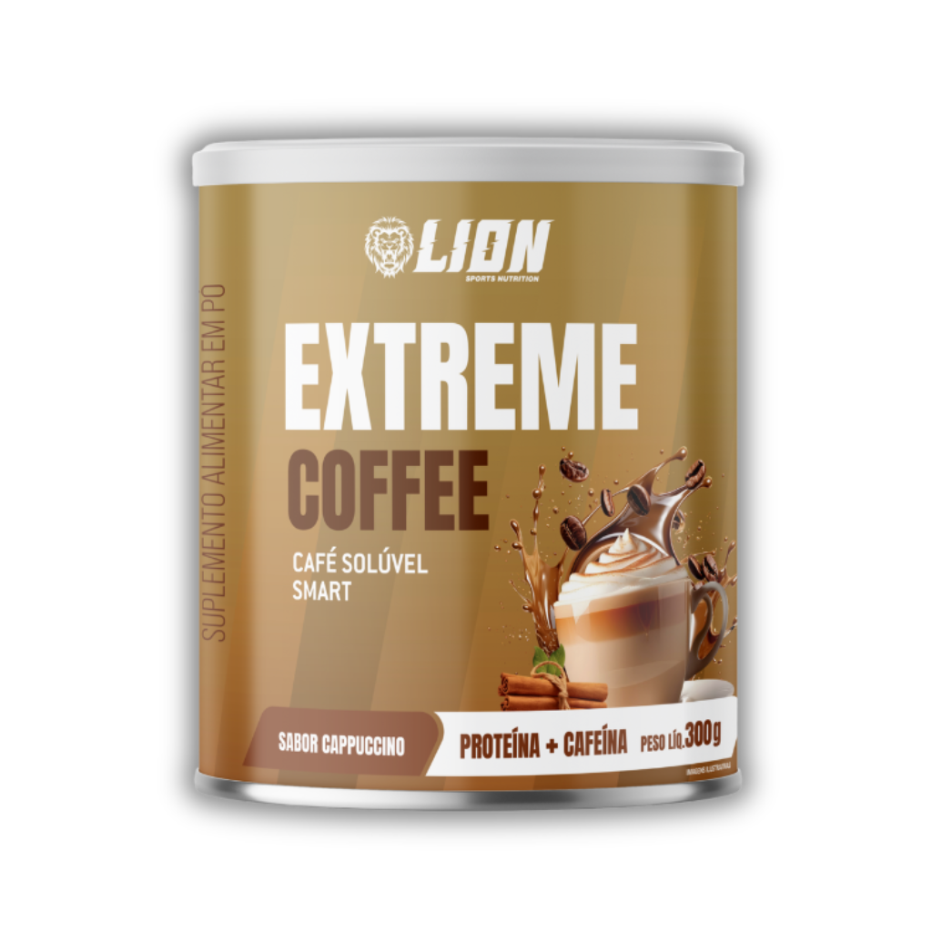 EXTREME COFFEE 300G CAPUCCINO LION SPORTS NUTRITION