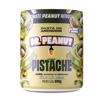 PASTA DE AMENDOIM DR. PEANUT 250G SABOR PISTACHE