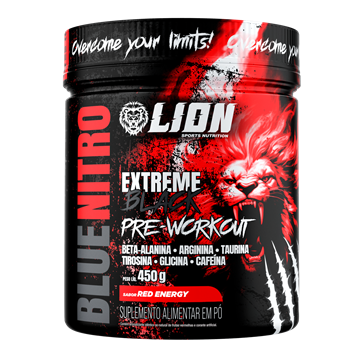 EXTREME BLACK 450G RED ENERGY LION SPORTS NUTRITION