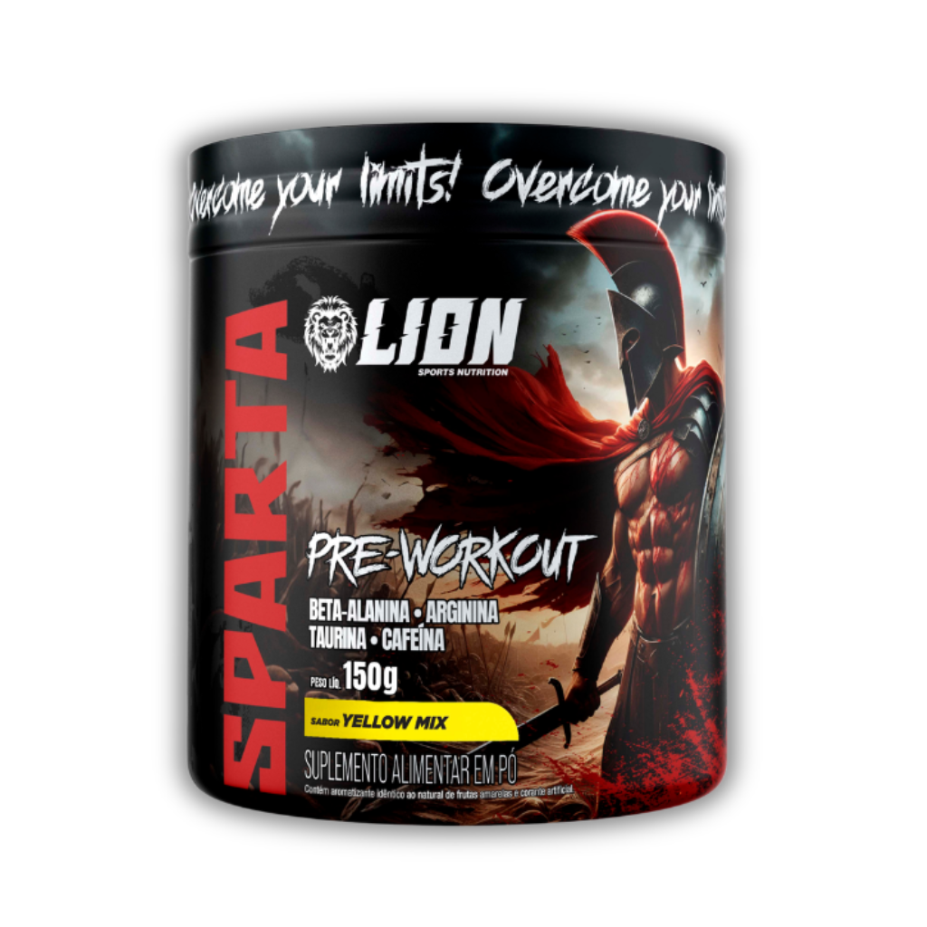 SPARTA PRE WORKOUT 150G SABOR YELLOW MIX LION SPORTS NUTRITION