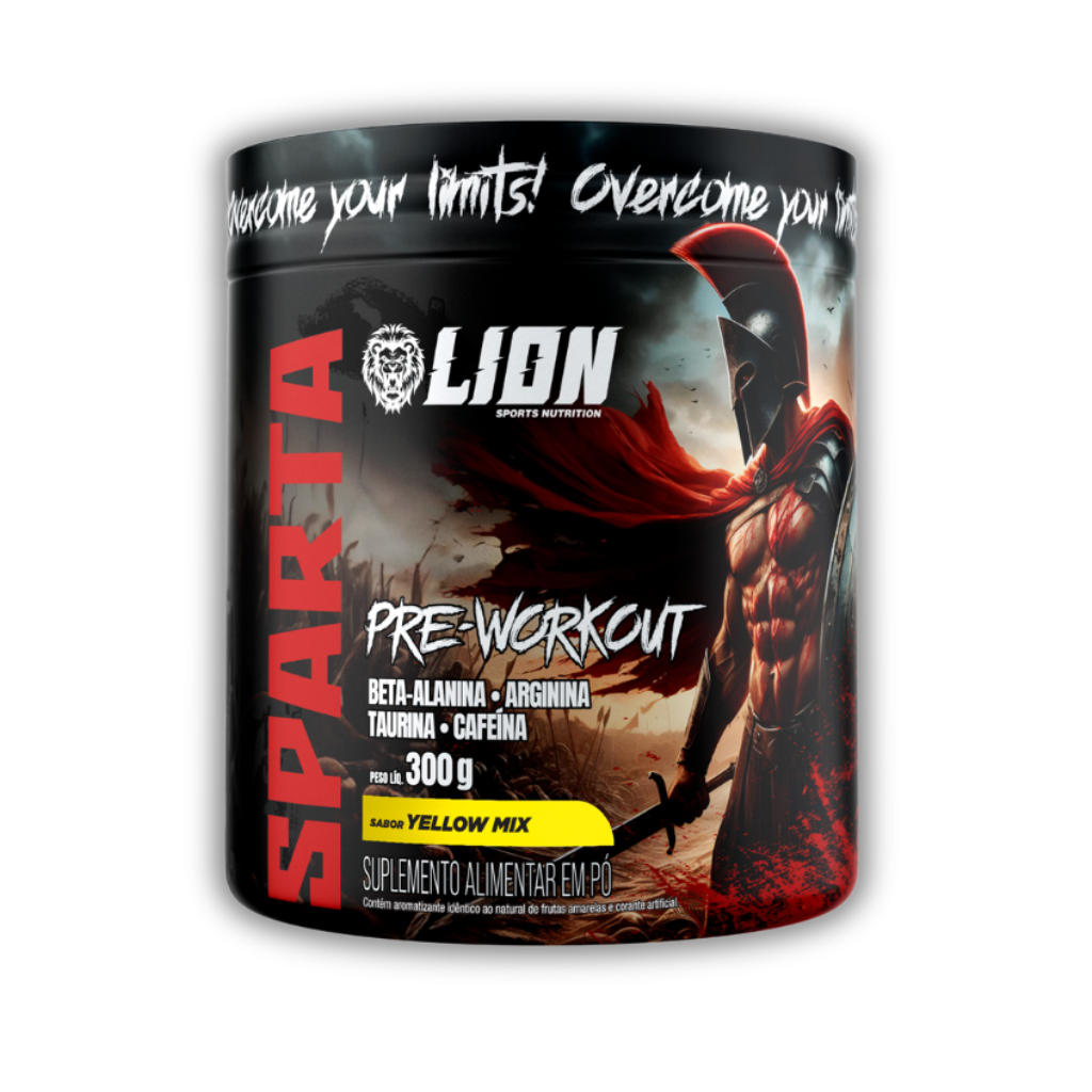 SPARTA PRE WORKOUT 300G YELLOW MIX LION SPORTS NUTRITION