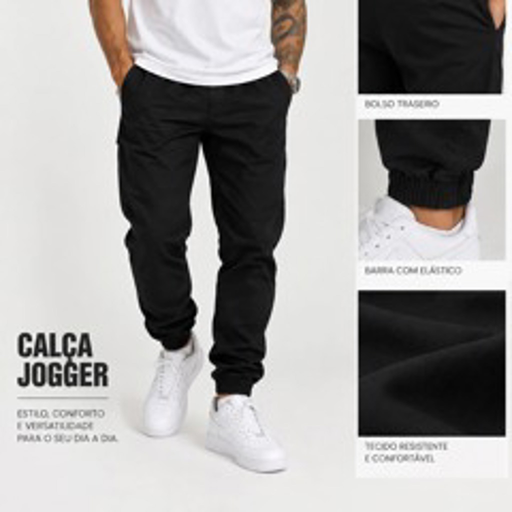 Calça jogger jeans