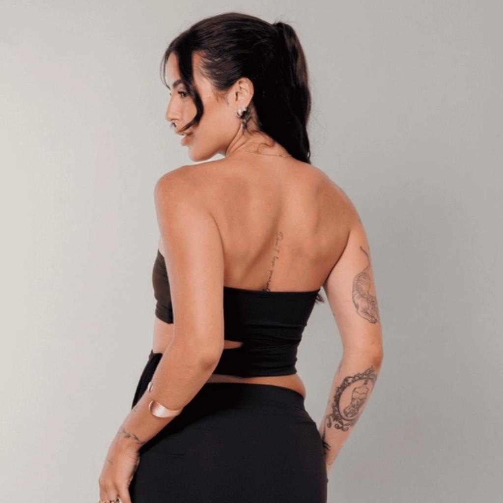 Cropped Poliamida