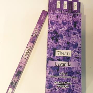 INCENSO LAVANDA C/8 VARETAS (ACALMA A MENTE/MEDITAÇÃO) 7898918997481
