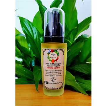 Óleo de Massagem Natural Vegano Femina Ventris