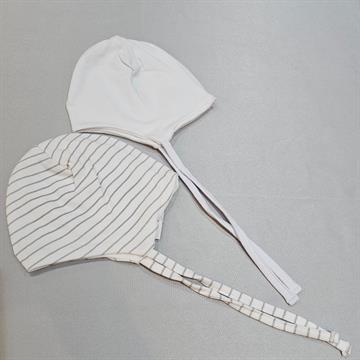 KIT 2 TOUCAS BEBÊ UNISSEX  SUEDINE 100% ALGODÃO CINZA MESCLA U