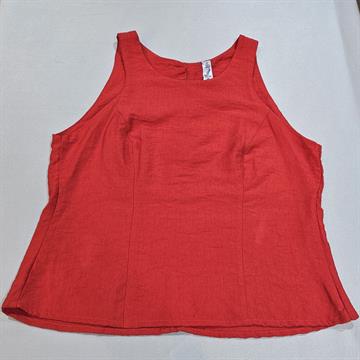 BLUSA FEMININA VISCOSE EXINIA VERMELHO CHICAGO CAVADA DETALHE LAÇO NAS COSTAS .  P
