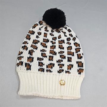 TOUCA INFANTIL ONCINHA ACRILICA OFF WHITE DE 04 A 06 ANOS 8157