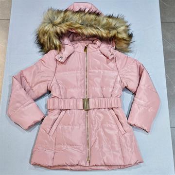 JAQUETA EM POLIÉSTER INFANTO JUVENIL FEMININA MILON ACOLCHOADA. COR ROSA. TAM 05.