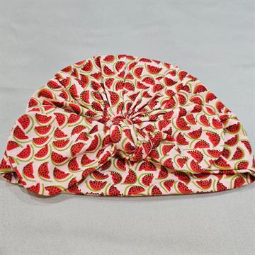 TURBANTE BEBÊ FEM. DIN DON MEIA MALHA  ESTAMPA  MELANCIA U