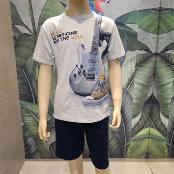 CONJUNTO INFANTIL MASCULINO REGATA PRAIA + BERMUDA