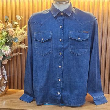 CAMISA JEANS MASCULINA – TAMANHO M